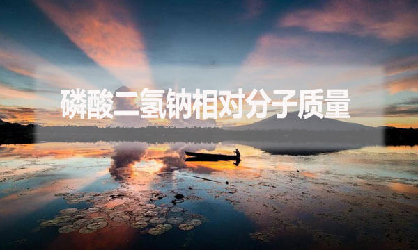 磷酸二氫鈉相對(duì)分子質(zhì)量是什么？應(yīng)該怎么算？