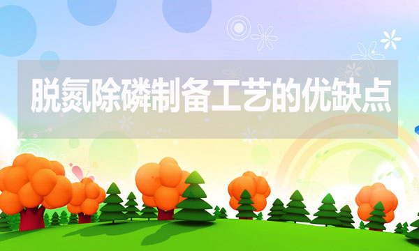污水處理脫氮除磷制備工藝有哪些優(yōu)點(diǎn)和缺點(diǎn)？